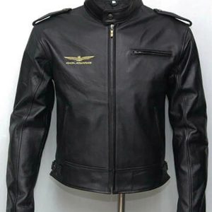 Biker Goldwing Black Genuine Cowhide Leather Bike Motorcycle Rider Women's Jacket