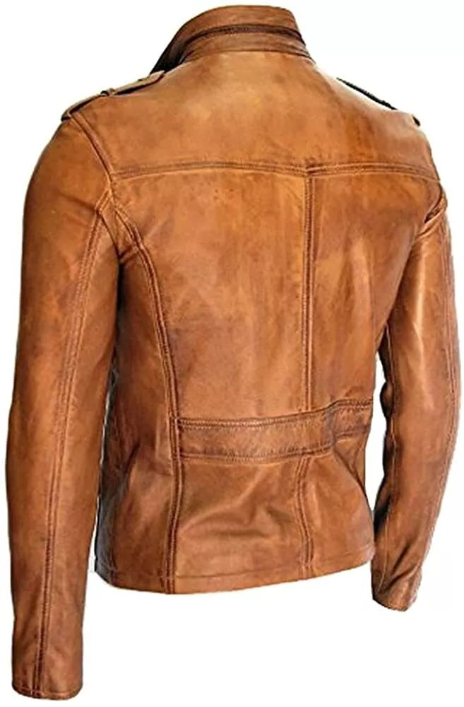 Classyak Men's Fashion Real Leather Jacket - Image 3