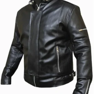 DAFT PUNK ELECTROMA BLACK LEATHER JACKET