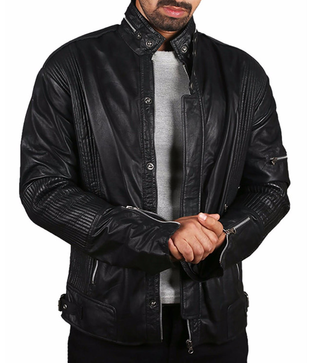 DAFT PUNK ELECTROMA BLACK PU JACKET