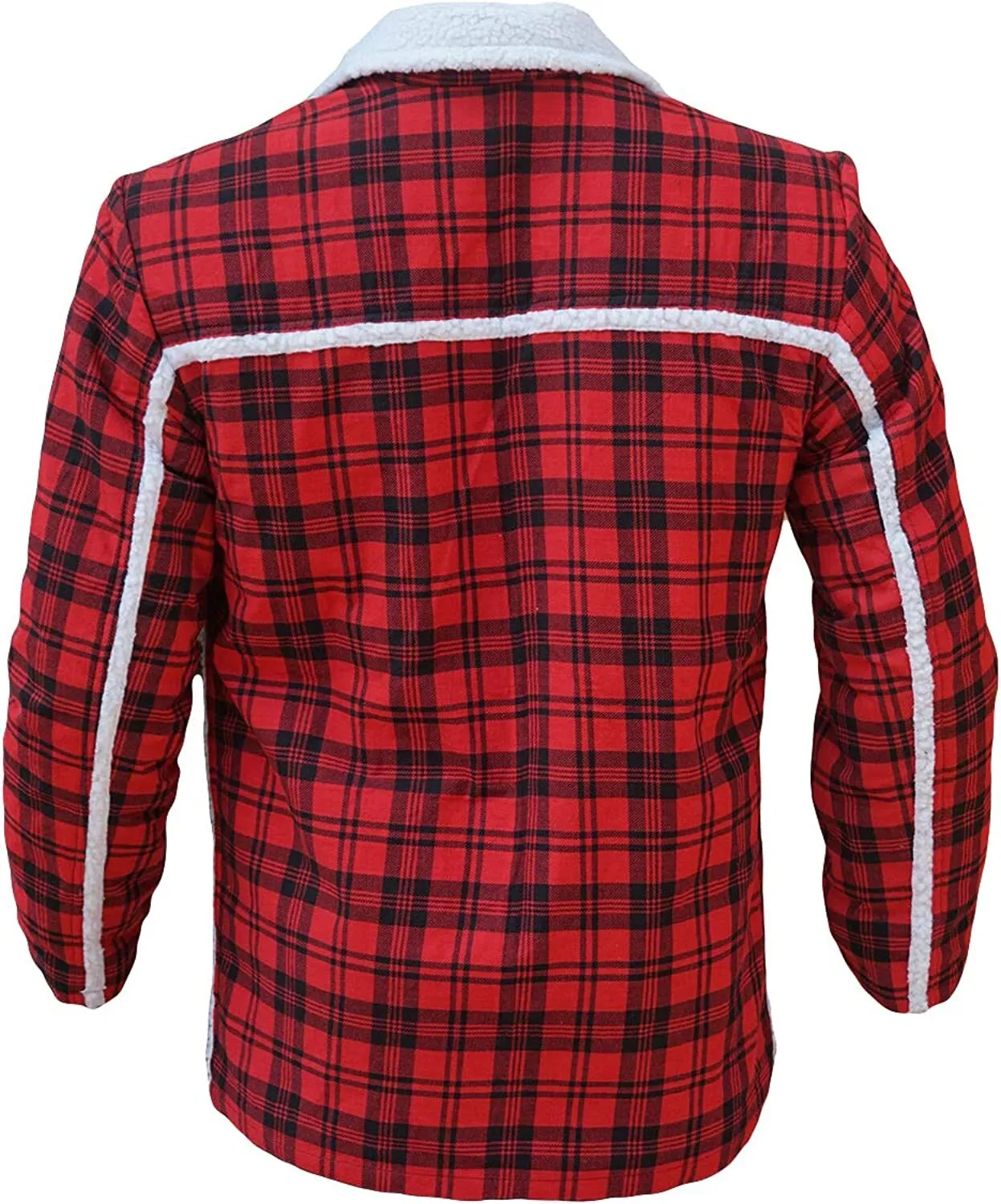 Deadpool Vanessa and Wade Wilson Shearling Jacket - Image 3