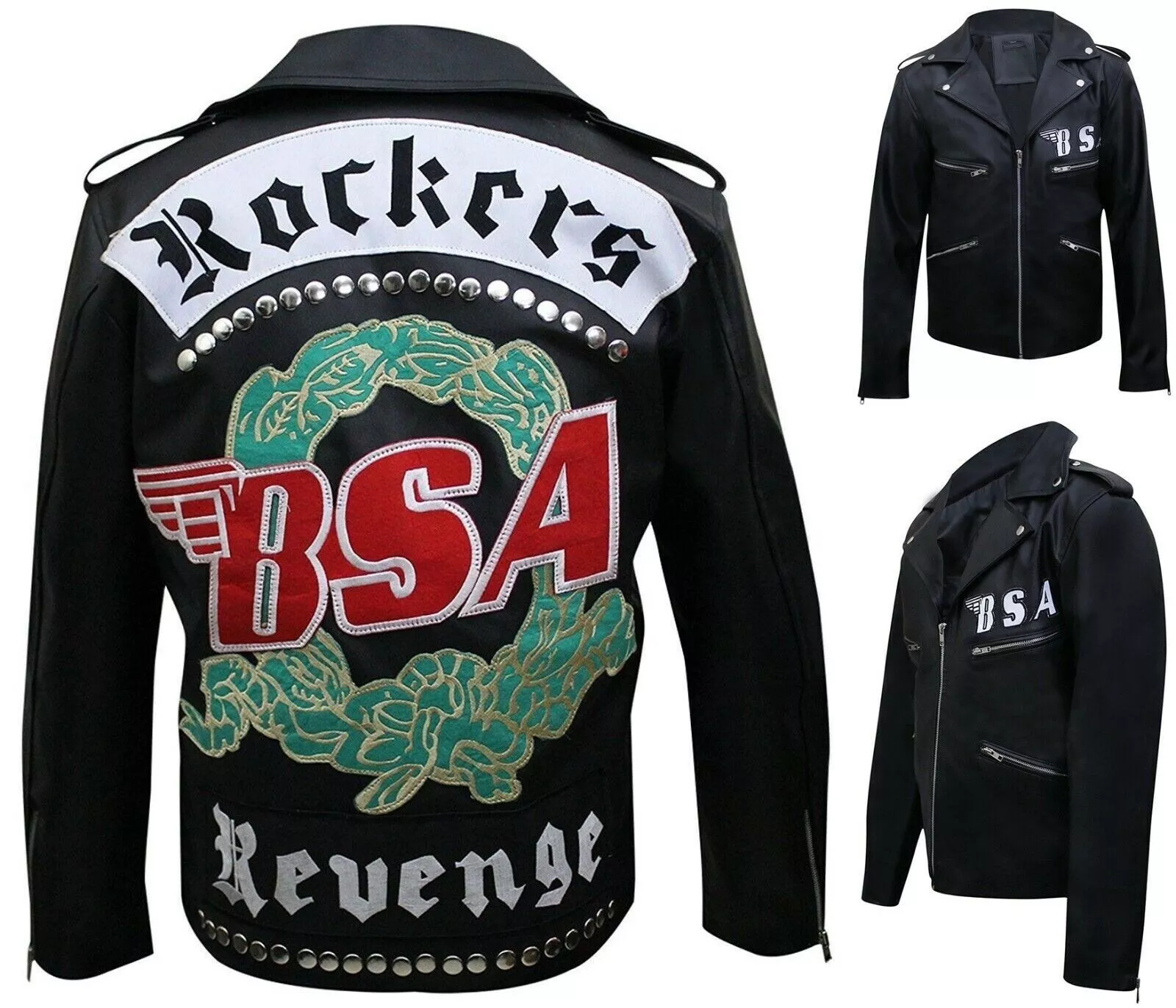 George Michael BSA Faith Rockers Revenge Leather Jacket - Image 4
