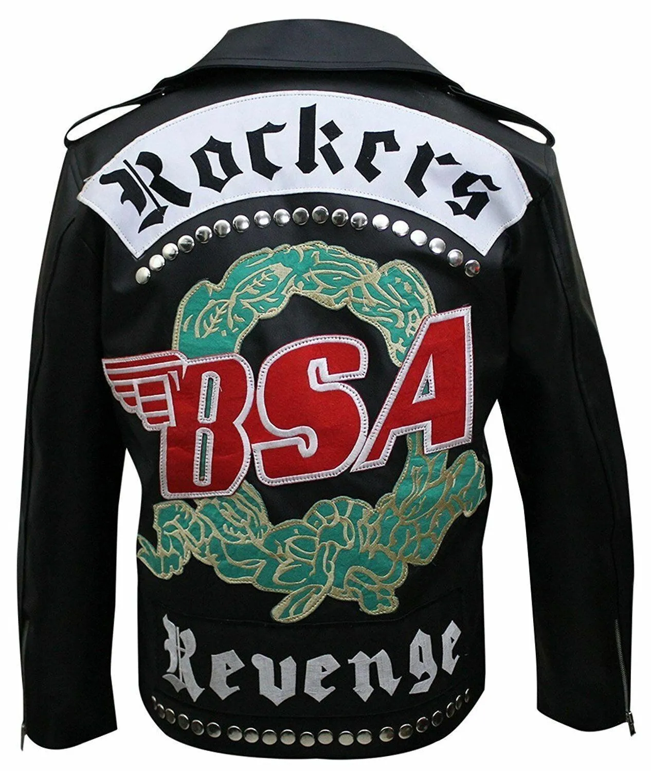 George Michael BSA Faith Rockers Revenge Leather Jacket - Image 3