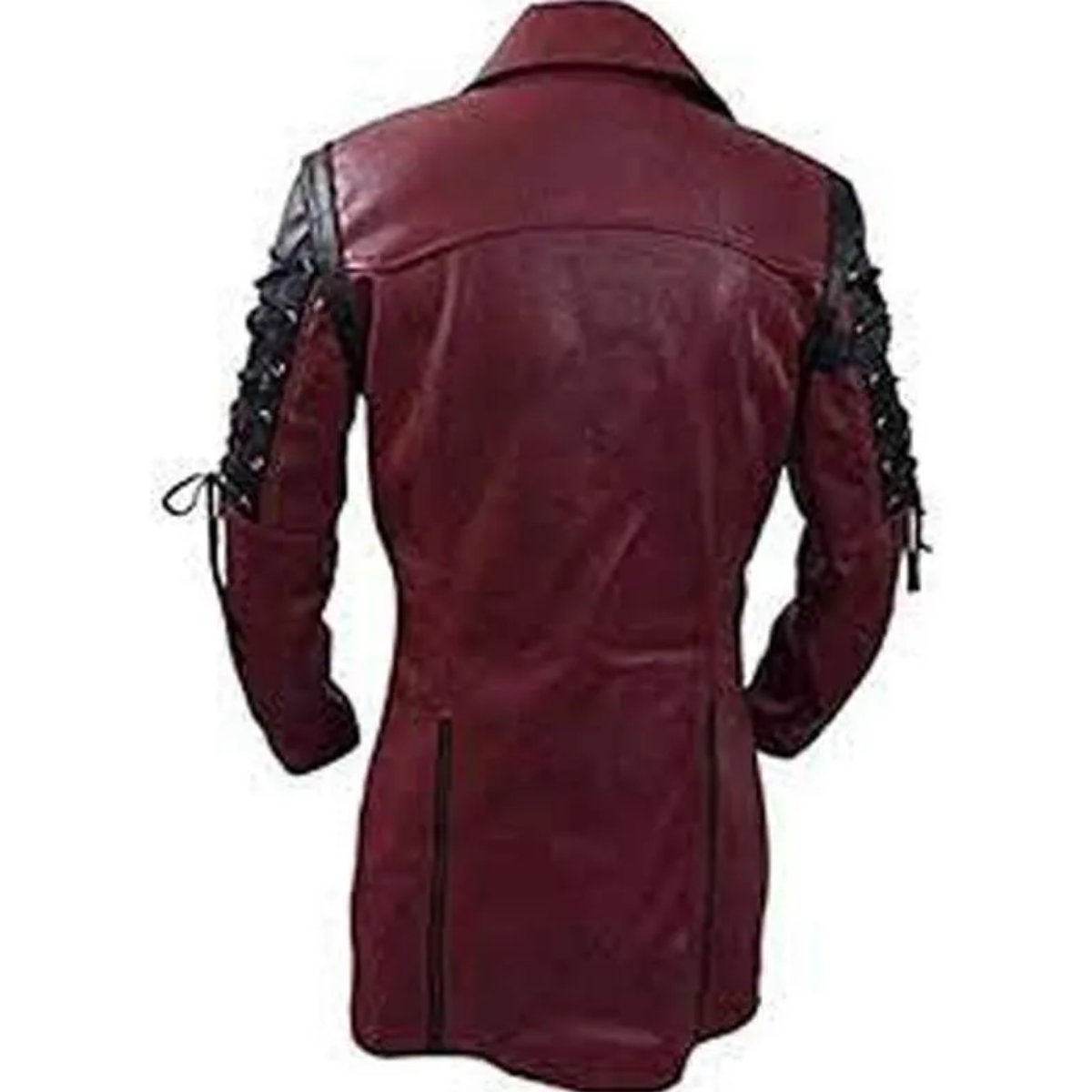 Goth Matrix Steampunk Gothic Cowhide Coat - Image 3