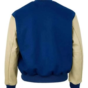Indianapolis Colts 1958 Blue Wool Genuine Leather Varsity Letterman Men's Jacket