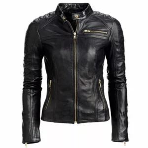 Lost Girl Anna Silk Black Leather Jacket