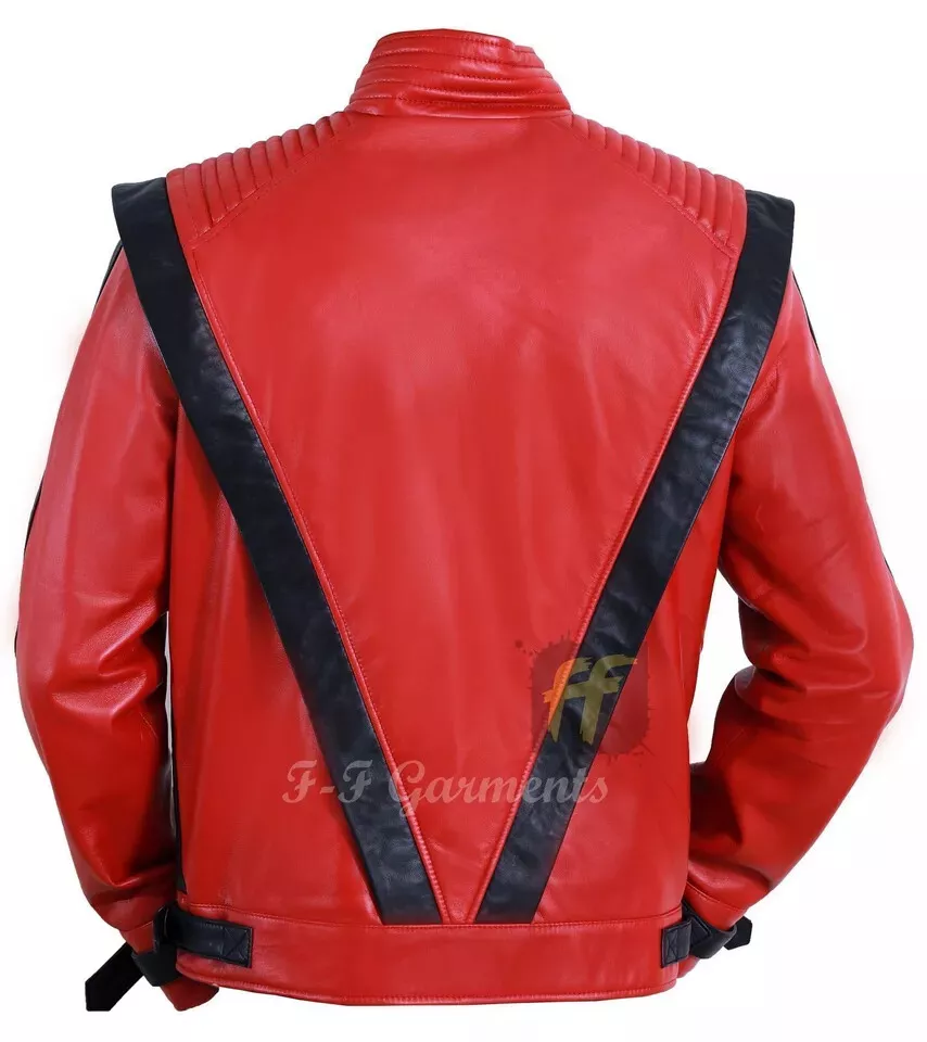 MICHAEL JACKSON THRILLER LEATHER JACKET - Image 4