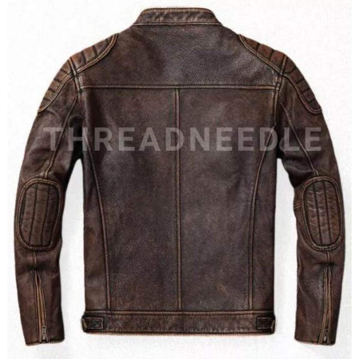 Men Leather Jacket Top Layer Cowhide Leather Clothes Men's Stand Collar Motorcycle Autumn Winter Plus Size Clothes - Image 5