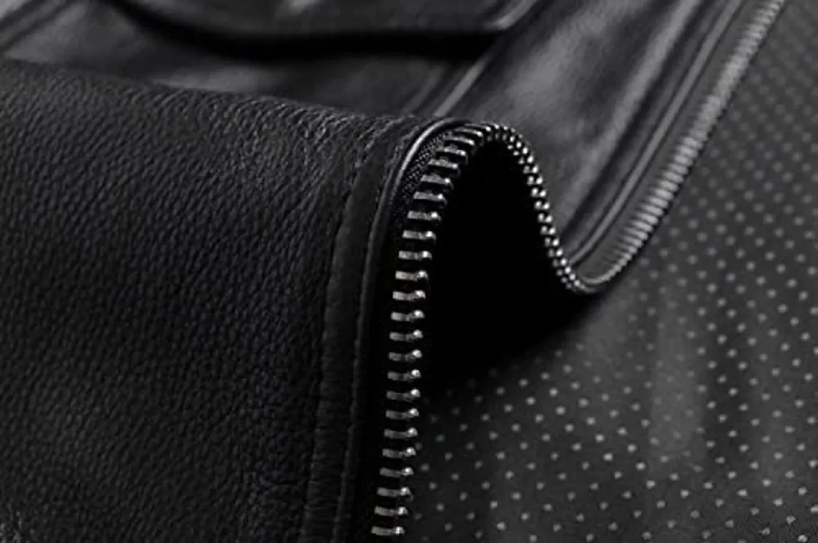 Men's Biker Flap Pocket Vintage Style Motorcycle Black Cow Hide Leather Jacket - Image 4