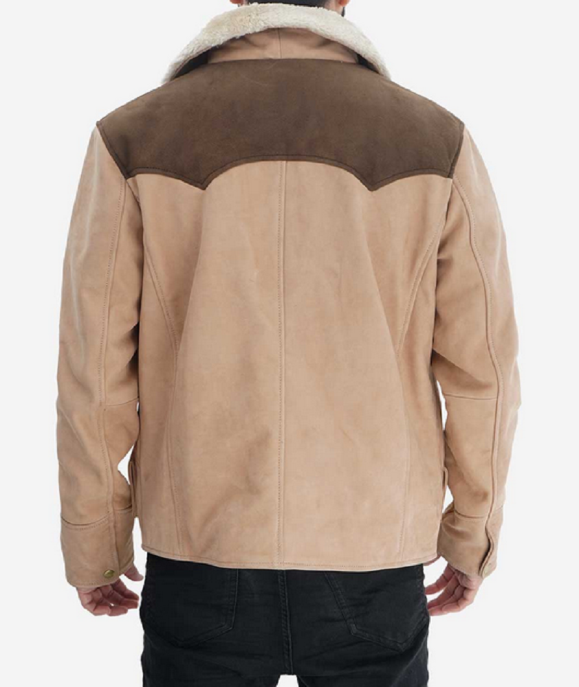 Men's Kevin Costner Yellowstone John Dutton Real Leather Jacket - Image 2