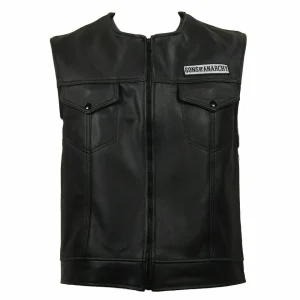 Men's SOA Sons of Anarchy Real Leather Vest – BNWT