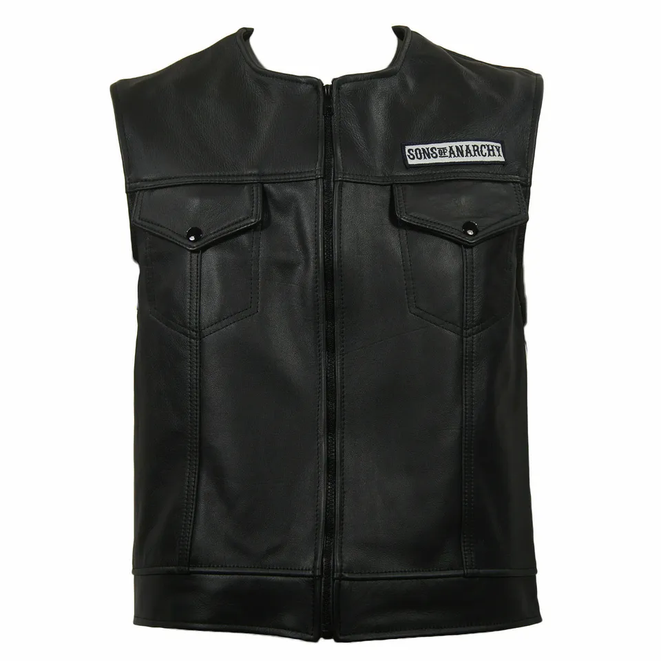 Men's SOA Sons of Anarchy Real Leather Vest – BNWT
