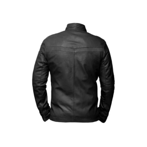 Men's Star Wars Finn Costume Avenger Black Real Leather Jacket