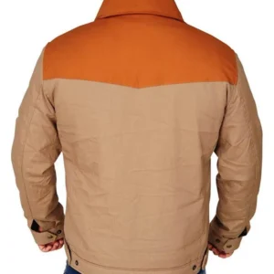 Mens Kevin Costner Yellowstone Series John Dutton Casual Outerwear Cotton Jacket
