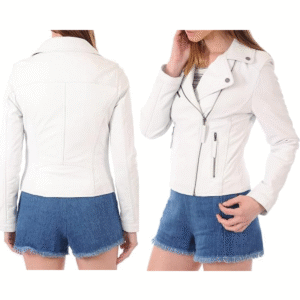 ROYAL Women's Leather Jackets Motorcycle Bomber Biker Genuine real Leather Jacket For Women's 133