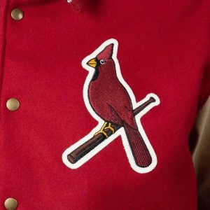 St. Louis Cardinals 1940 Red Wool Genuine Leather Sleeves Varsity Men's Jacket
