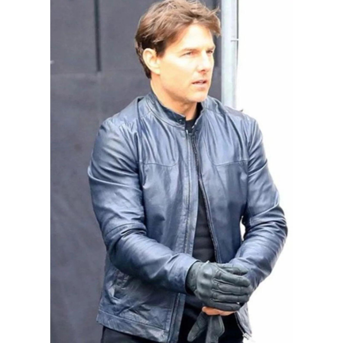 Tom Cruise Mission Impossible 6 Ethan Hunt Leather Jacket - Image 4