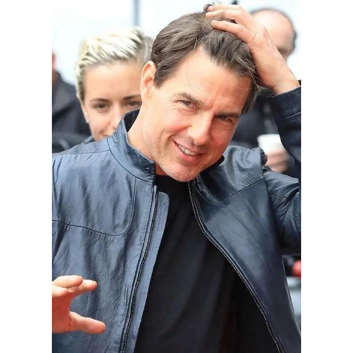 Tom Cruise Mission Impossible 6 Ethan Hunt Leather Jacket - Image 3