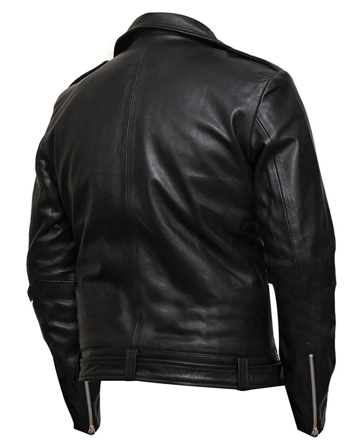 The Walking Dead Negan Jeffrey Dean Morgan Black Leather Jacket - Image 5
