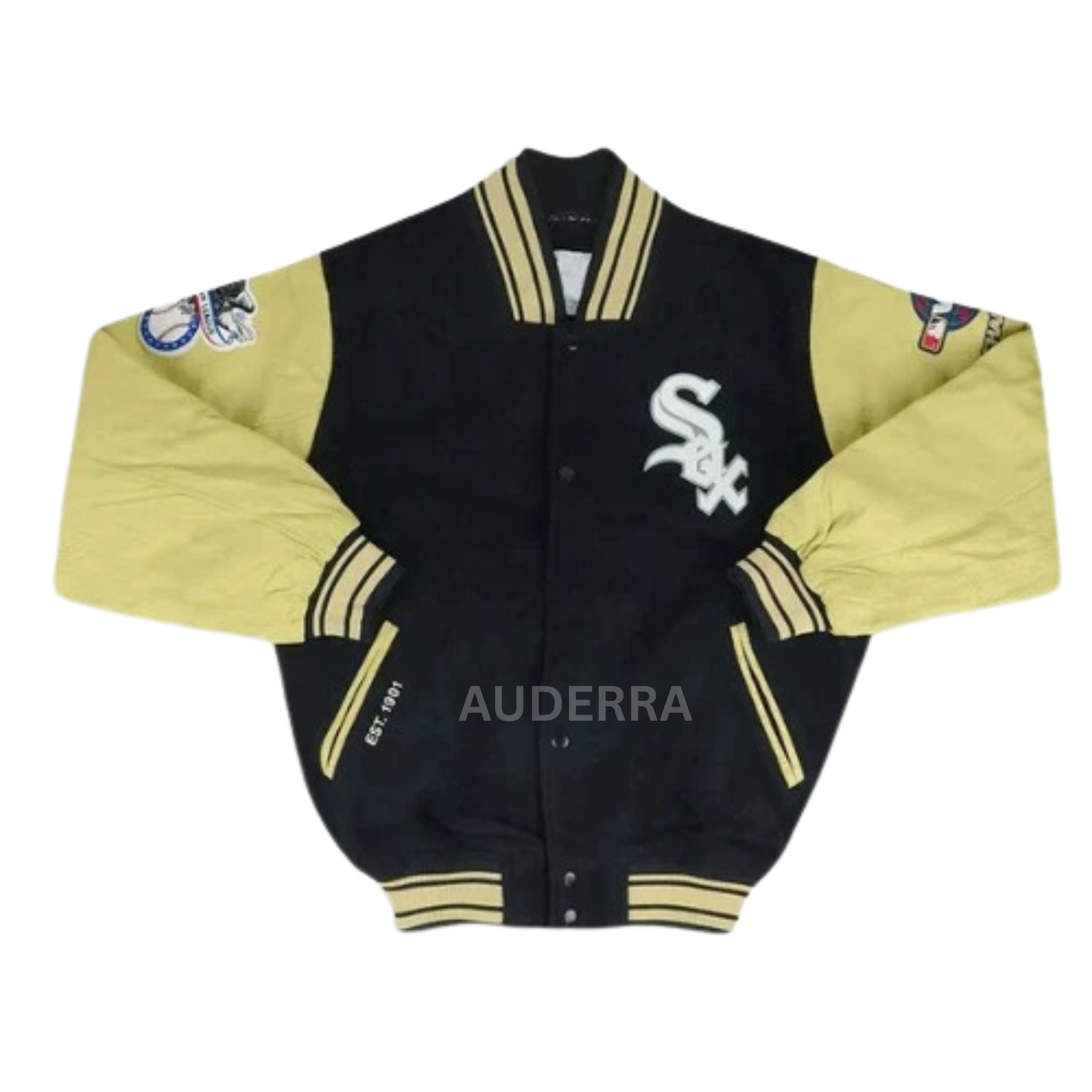 2005 Chicago White Sox Champions Wool Genuine Leather Varsity Letterman Jacket - Image 3