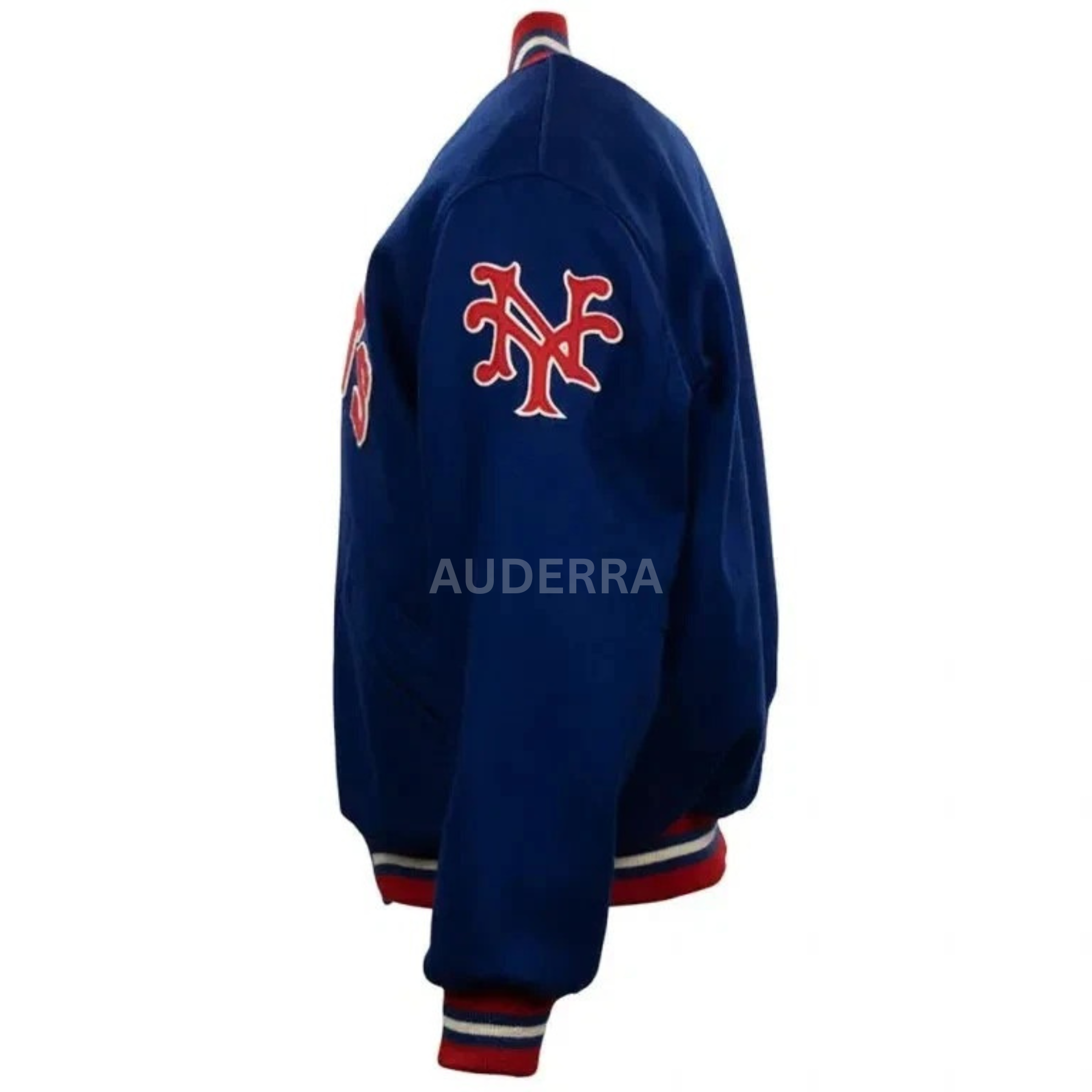 New York NY Giants 1932 Blue Wool Varsity Full-Button Women's Letterman Jacket - Image 5